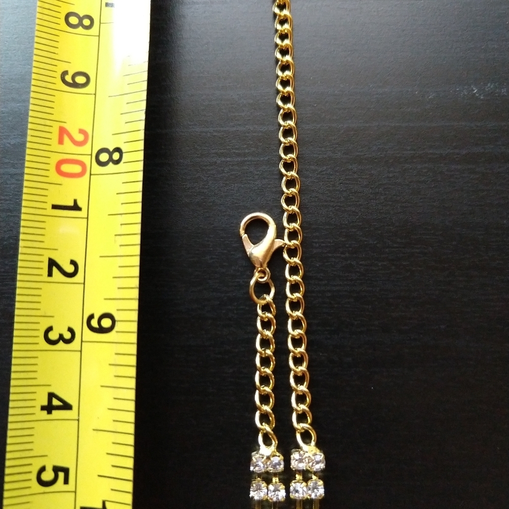 LAST ONE Callie Palace Queen: Rhinestone Toe and Ankle Jewelry - Picture 13 of 17